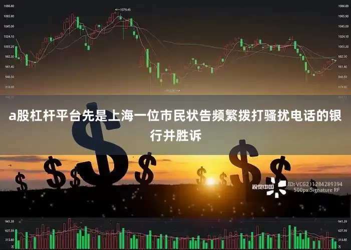 a股杠杆平台先是上海一位市民状告频繁拨打骚扰电话的银行并胜诉
